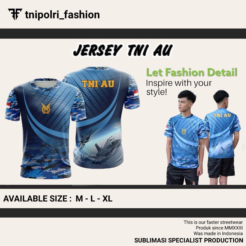 Kaos Jersey TNI-AU