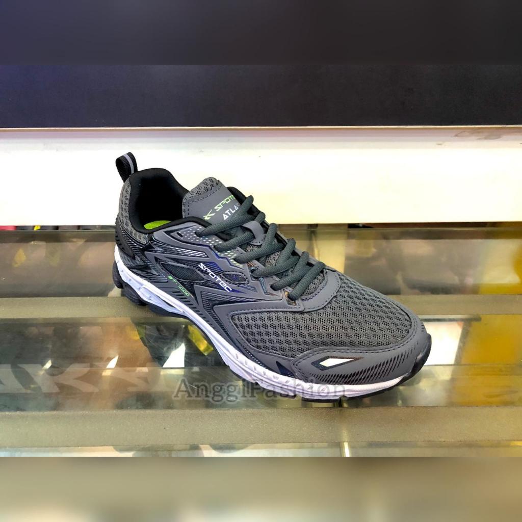 Sepatu Sneakers Running Pria Spotec Atlas - Dark Grey