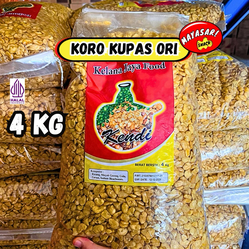 

[BALL] KACANG KORO KUPAS GURIH ORIGINAL KILOAN 4kg