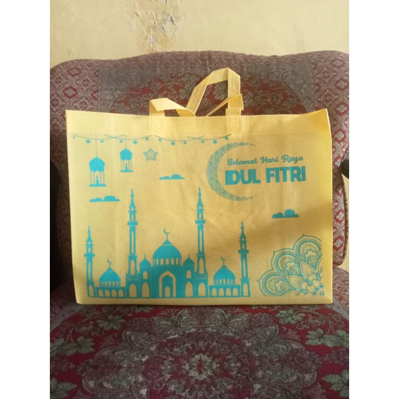 

Redy Setok tas parcel idul Fitri 40x30x14 cm/goodiebag edisi idul Fitri/tas IdulFitri murah