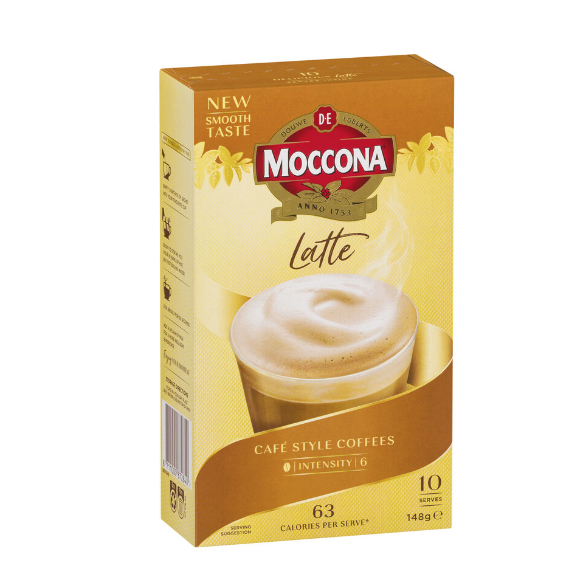 

Moccona Cafe Classics Latte Sachets | 10 pack Australia