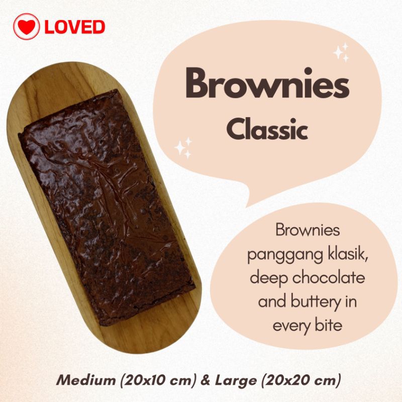 

Full Size Brownies : Classic