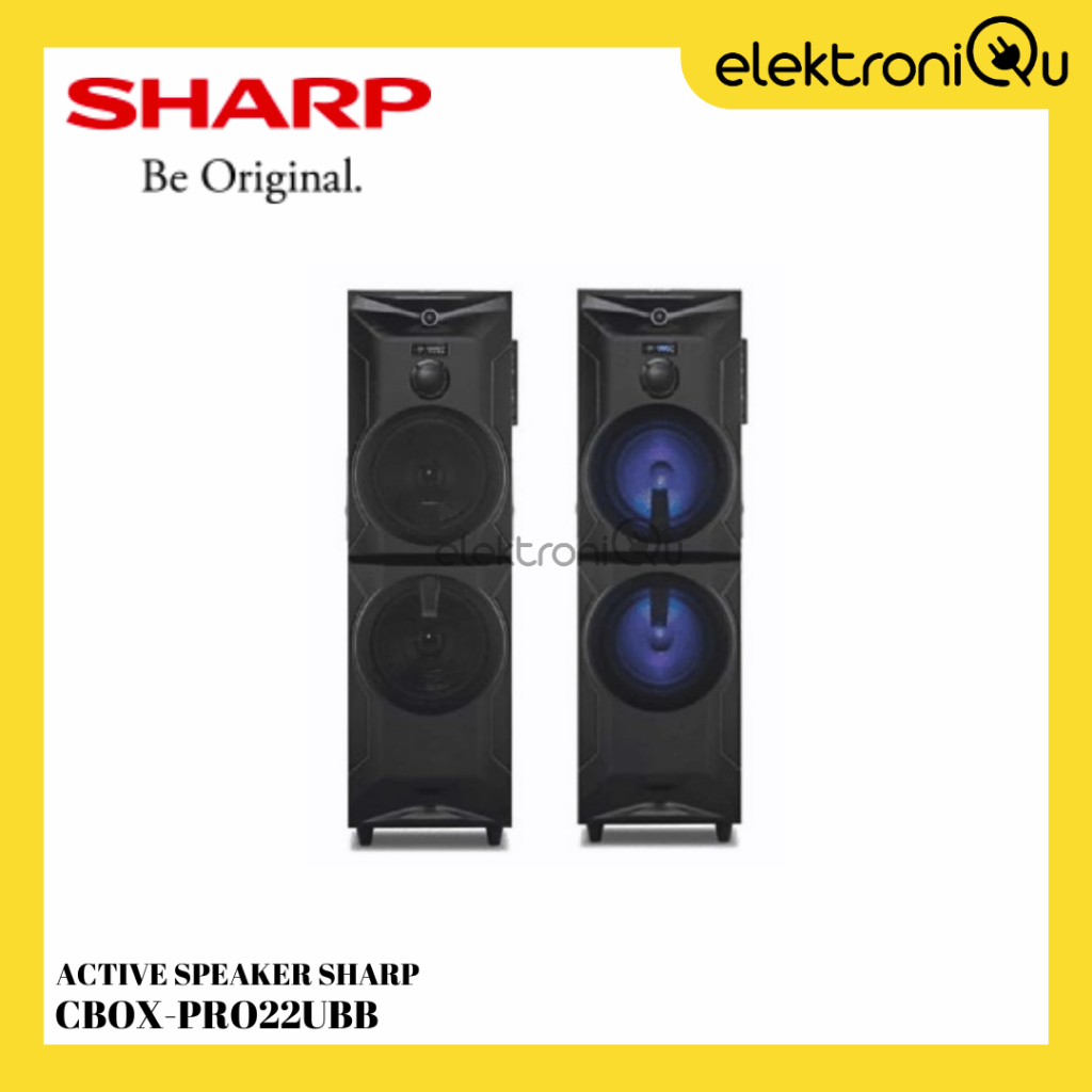 ACTIVE SPEAKER SHARP CBOX-PRO22UBB / ACTIVE SPEAKER SHARP CBOX-PROX22UBB (KHUSUS CARGO)