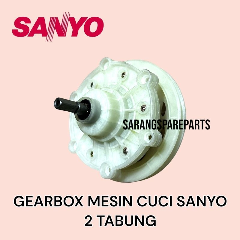 GEARBOX MESIN CUCI SANYO 2 TABUNG / GIRBOK MESIN CUCI SANYO / GIRBOX MESIN CUCI SANYO 2 TABUNG