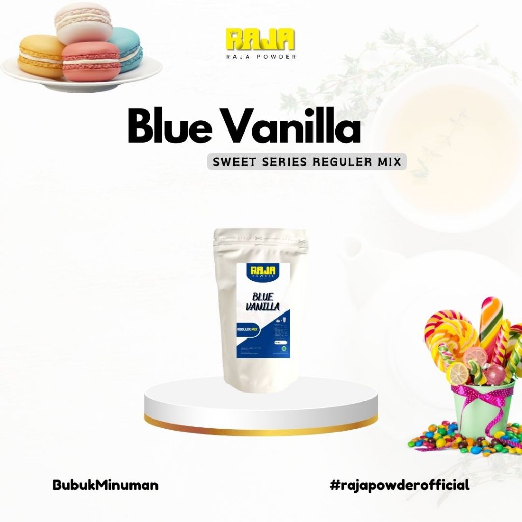 

Bubuk Vanila Blue Bubuk Minuman Vanilla Blue Powder 250 gram