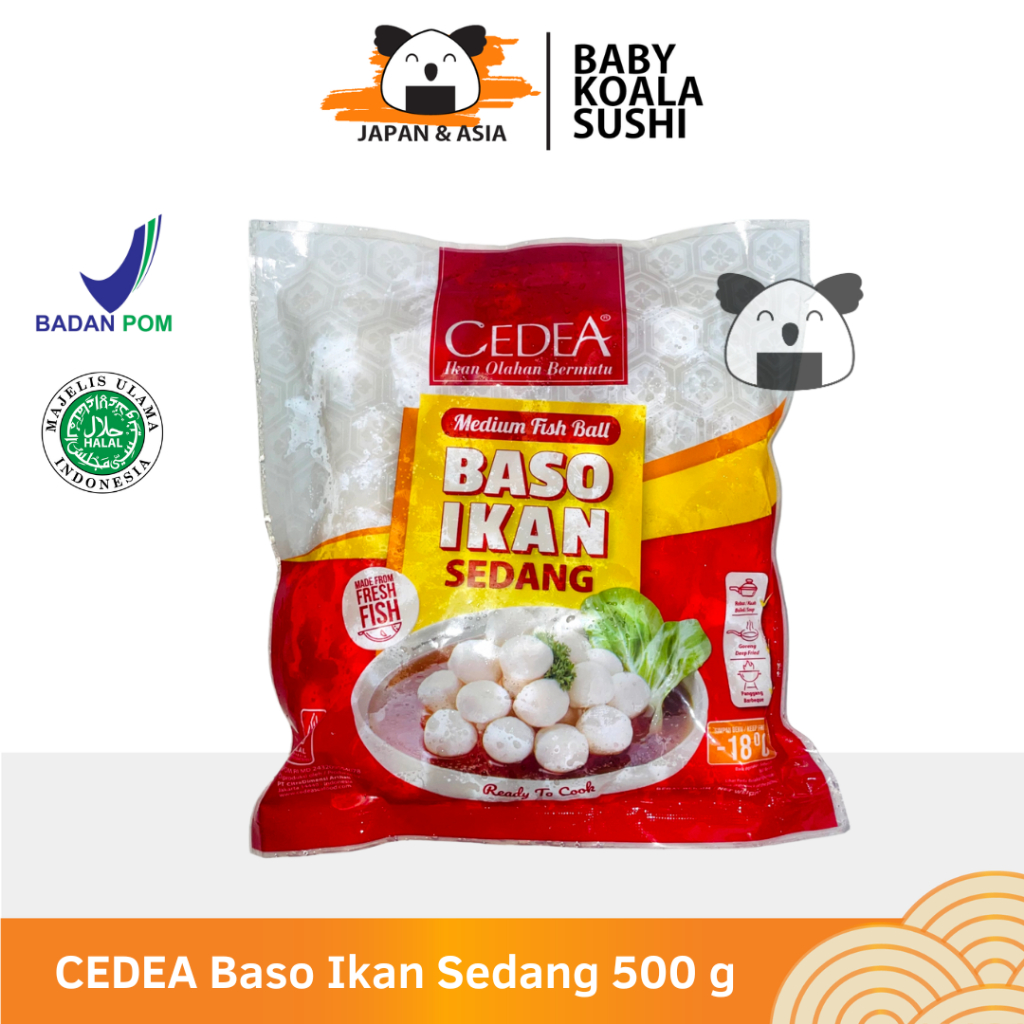 

CEDEA Fish Meatballs Sedang 500 g Halal | Baso Ikan Sedang