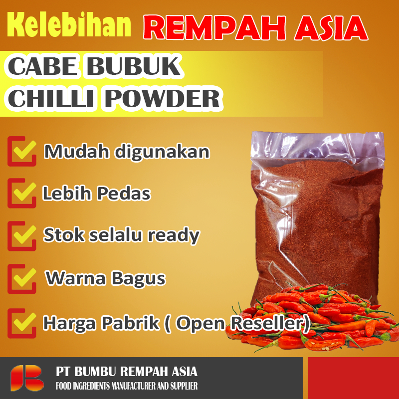 

Chilli Powder Cabe Bubuk 1 Kg