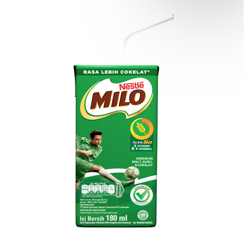 

MILO Activ-Go Cokelat UHT 180 ml | choco cereal | banana