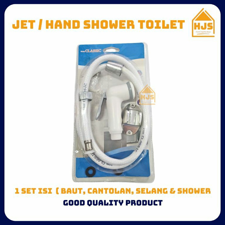 KODE K67B STAR CLASSIC JET SHOWER 1 SET  Jet shower putih 1 set good quality