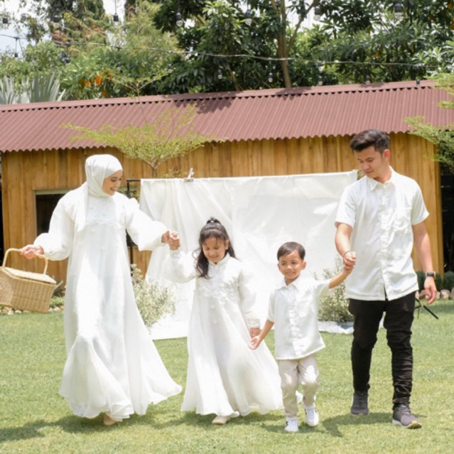 Baju Lebaran FNDLABELS Kandara Premium Dress Baju Pesta Mom And Kids Baju Pesta Ibu dan Anak , Coupl