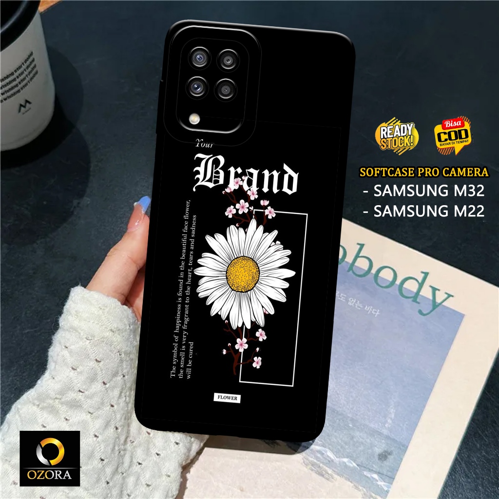 OZORA - Case SAMSUNG M32 / M22 Terbaru Fashion Case BUNGA Casing SAMSUNG M32 / M22 Aksesoris Handpho