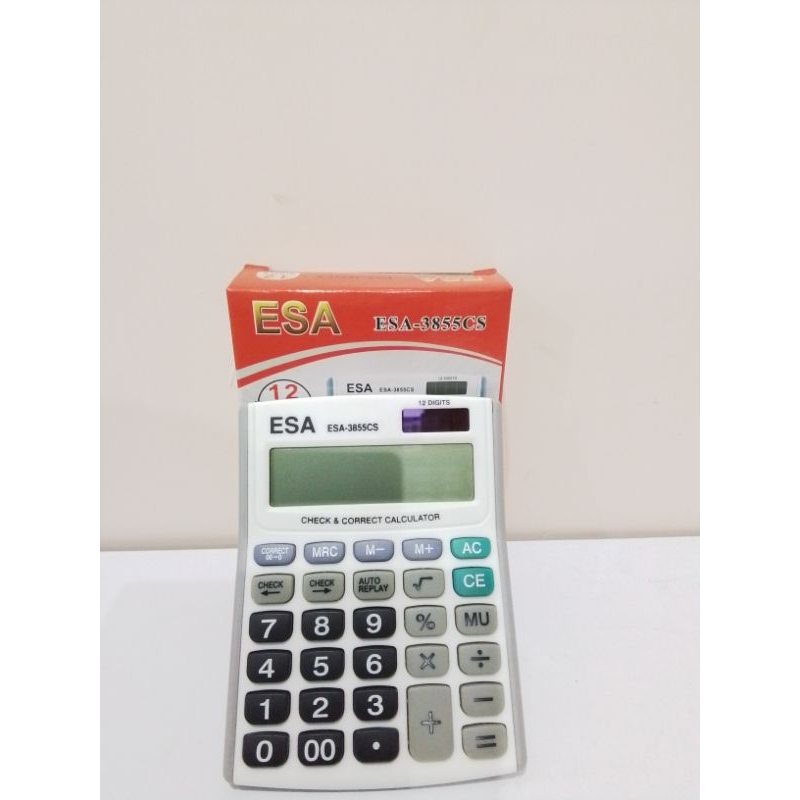 

Kalkulator esa 3855CS esa 5000CS esa 8875CS