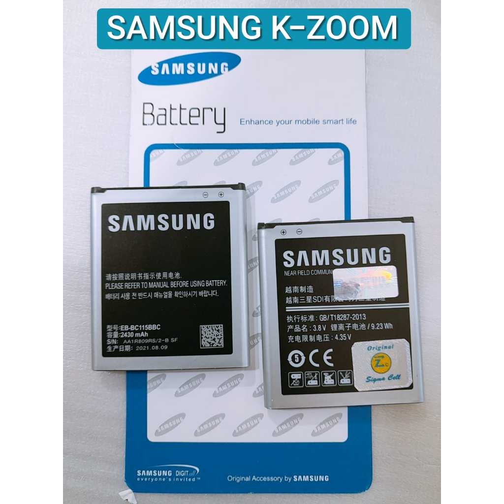 SAMSUNG K-ZOOM ORIGINAL BATERAI SAMSUNG K ZOOM EB-BC115BBE BATERE K ZOOM BATTERY BC115BBE BATRE
