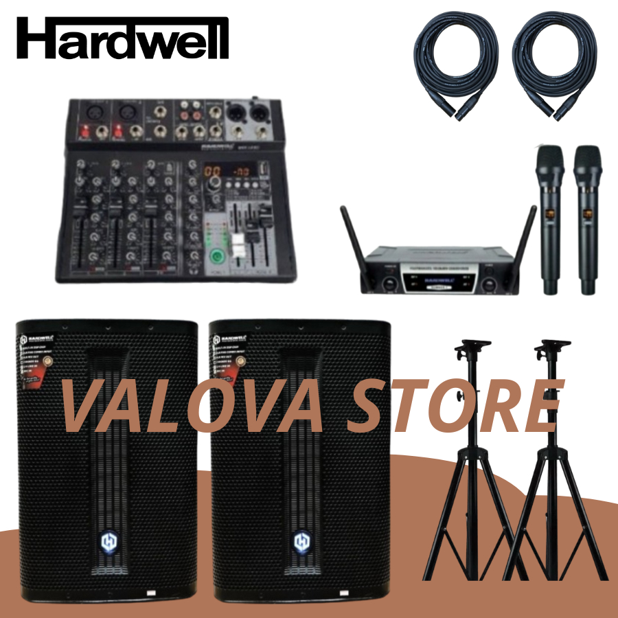 Paket 8 soundsystem outdoor HARDWELL Ultra 15 PRO + HARDWELL MPX 4