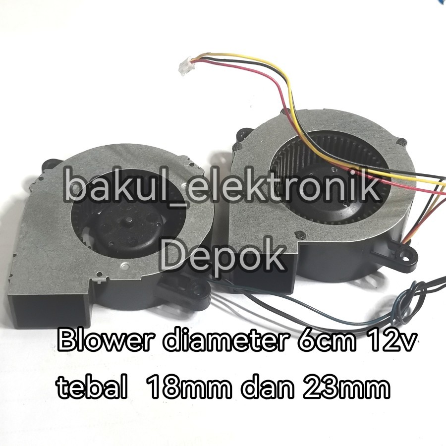 FAN  KEONG BLOWER 12V 6CM KLIK VARIAN