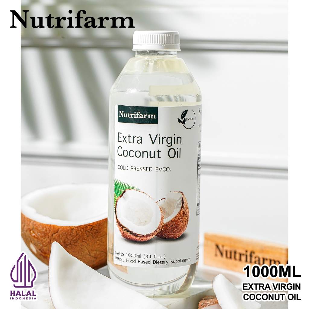 EXTRA VIRGIN COCONUT OIL 1000ML / VIRGIN COCONUT OIL COLD PRESSED / VIRGIN COCONUT OIL RAMBUT / MINY