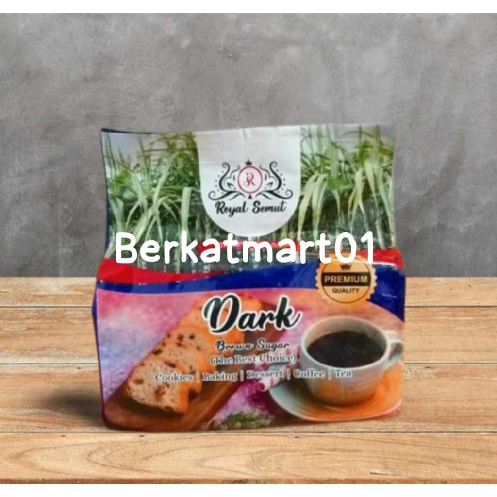 

Dark Brown Sugar Royal semut 500gram