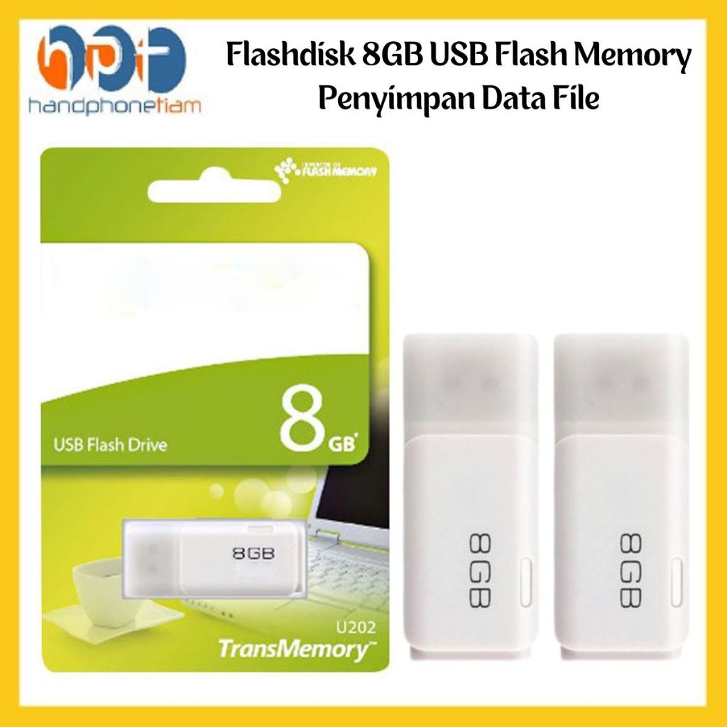 Flashdisk 8gb USB Flash Memory 8 GB Transmemory Flash Disk Penyimpan Data File