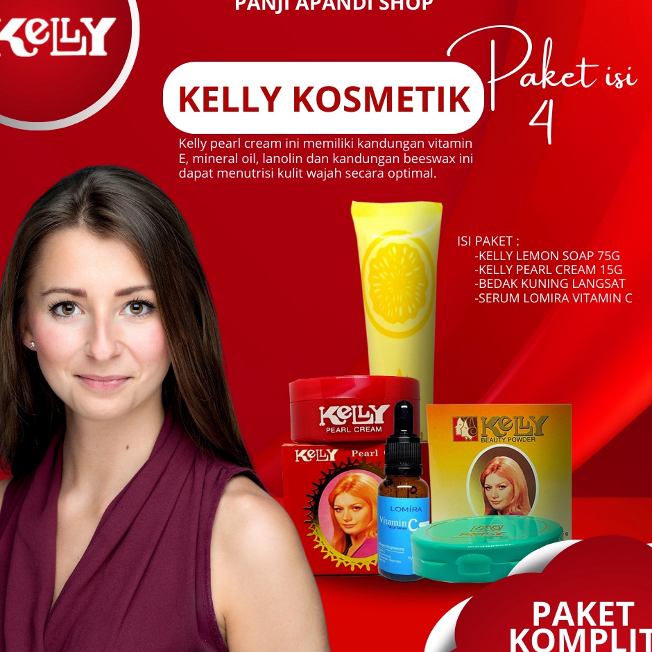 STAR Paket Komplit Kelly Pearl Cream  Lemon Soap Komplit  Panji Apandi Shop