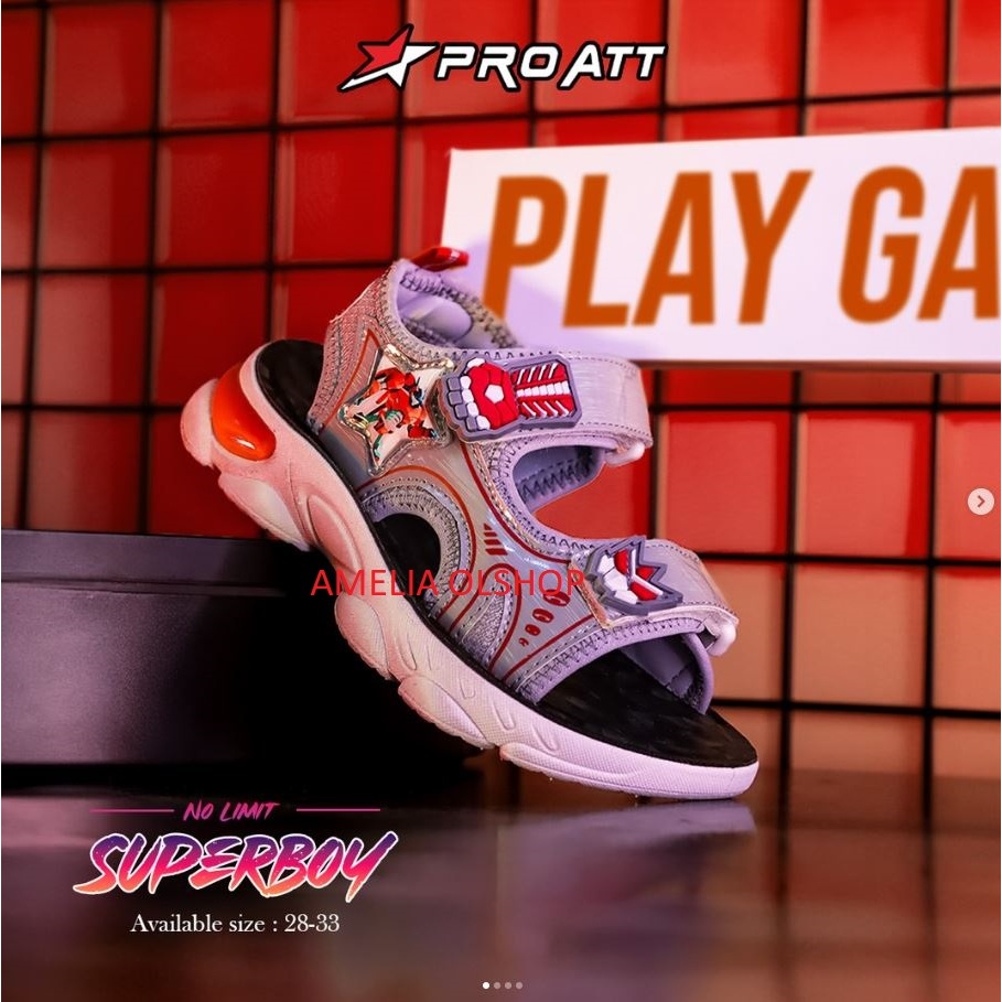 PRO ATT SUPERBOY SANDAL LET SANDAL GUNUNG ANAK COWOK MERK PRO ATT ORIGINAL SANDAL LEBARAN 2024