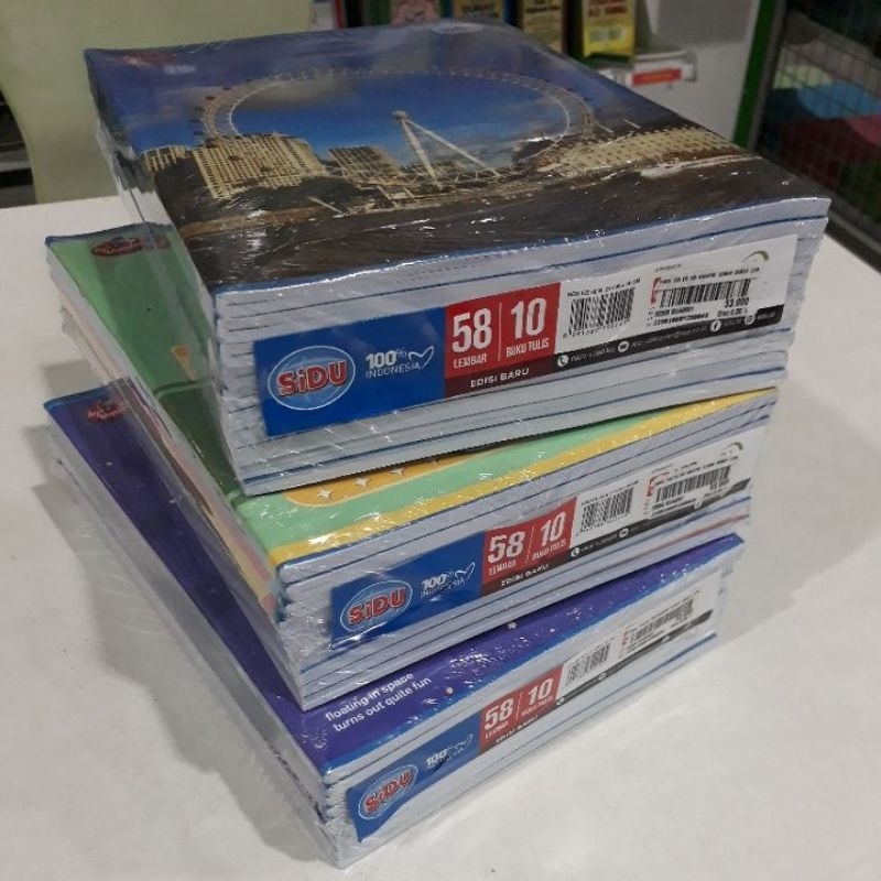

BUKU TULIS 58 LEMBAR 10 BUKU TULIS : SIDU