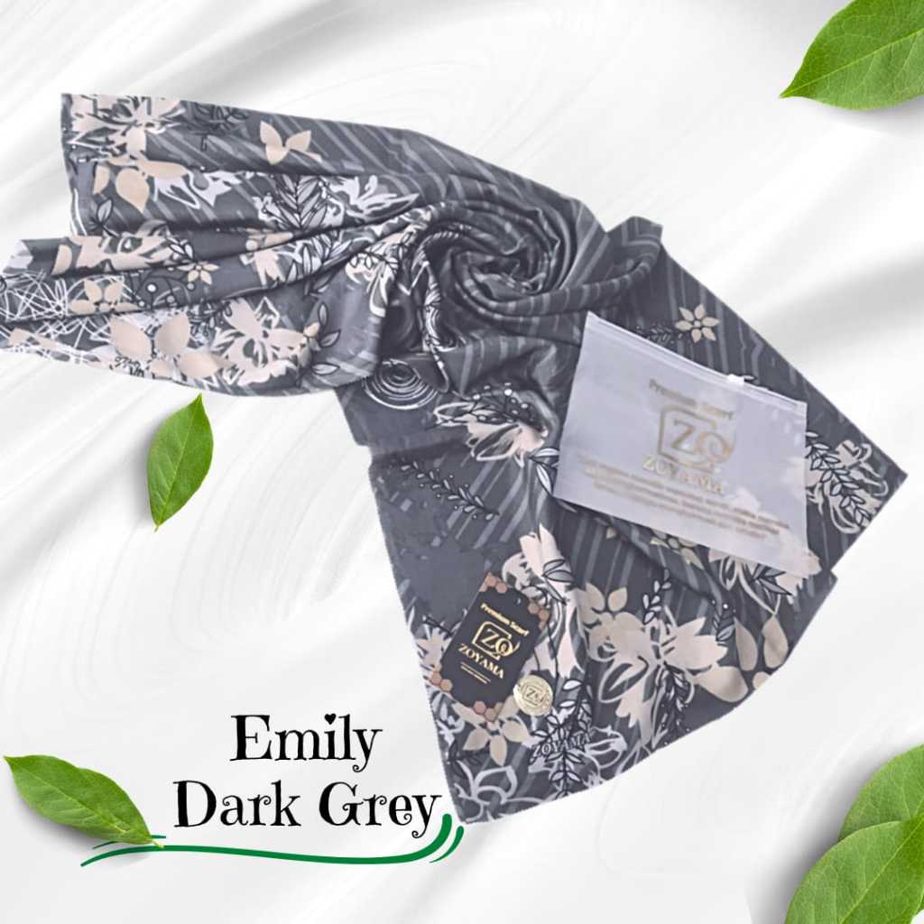 ZOYAMA Emily - Kerudung segi empat - hijab voal paris - jilbab motif