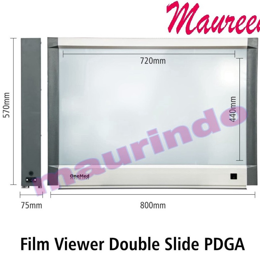 77 COD Onemed Film Viewer Xray DOUBLE SIDE Film Iluminator Light Box Xray