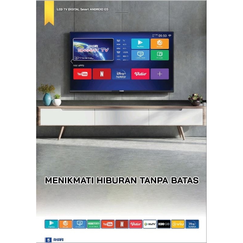 AKARI - LED ANDROID AT-5550B TV 50 INCH