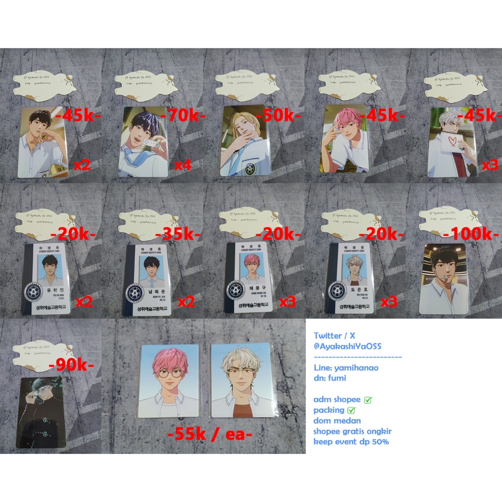 PLAVE Photocard & ID Card Asterum Yejun Hamin Bamby Noah Eunho Original