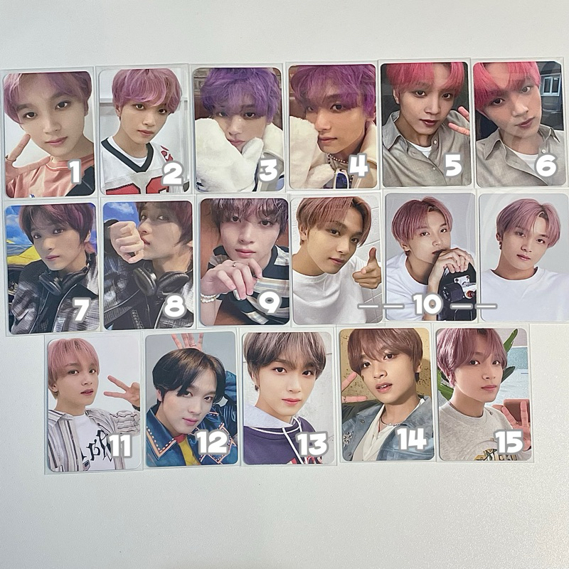 [ READY INA ] photocard haechan ar tattoo md anniv welcome to my city wtmc beatbox kpopmerch mumo se