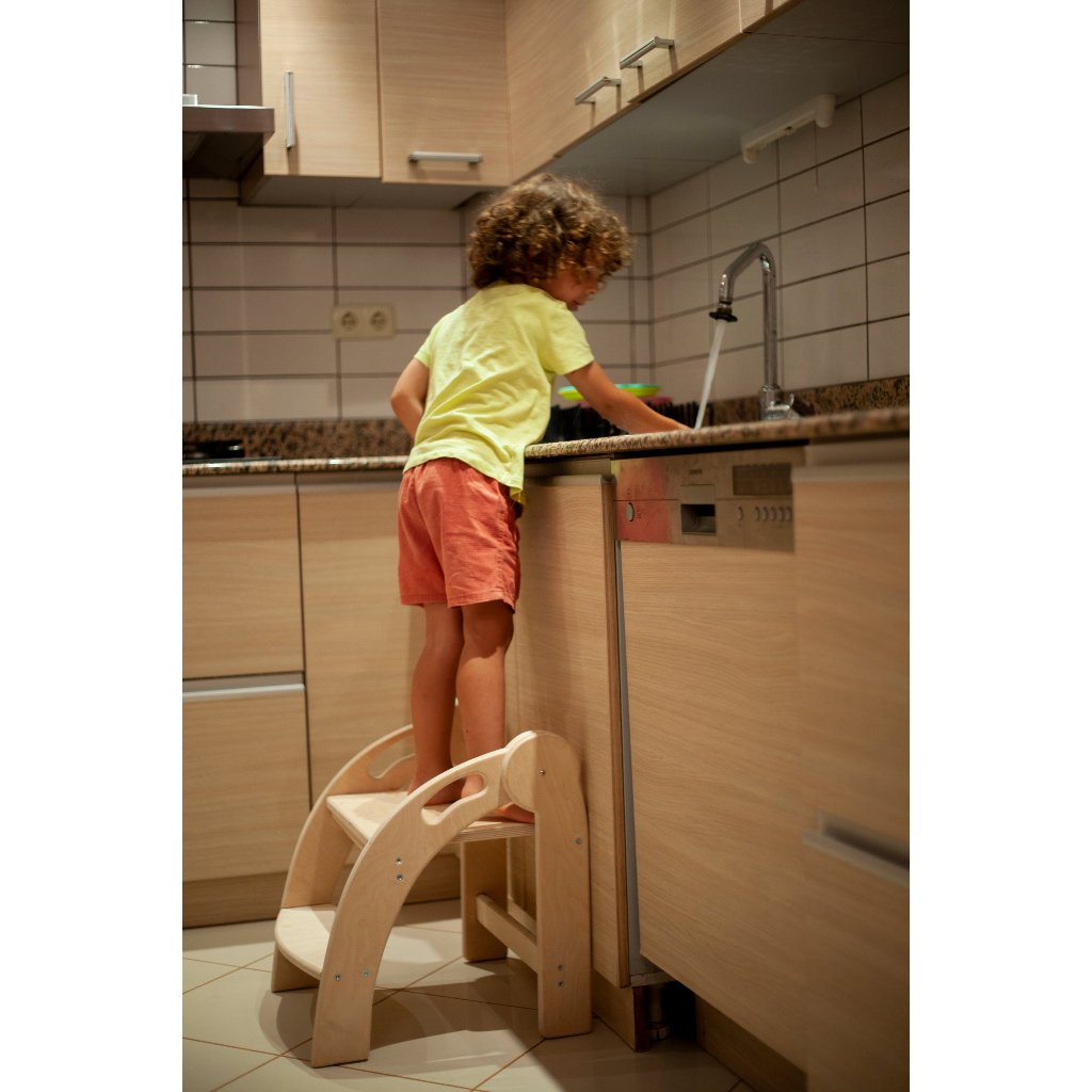 SEHARI JADI - Tangga Lipat Kayu Estetik/ Tangga Lipat/ Kursi Lipat Bangku Lipat Minimalis Murah