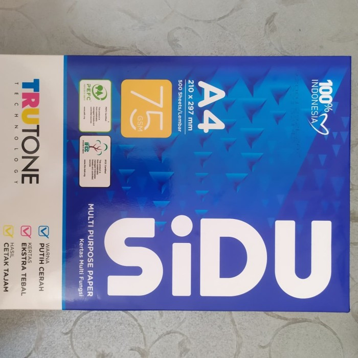 

Kertas A4 75 Gram Sinar dunia (SIDU)