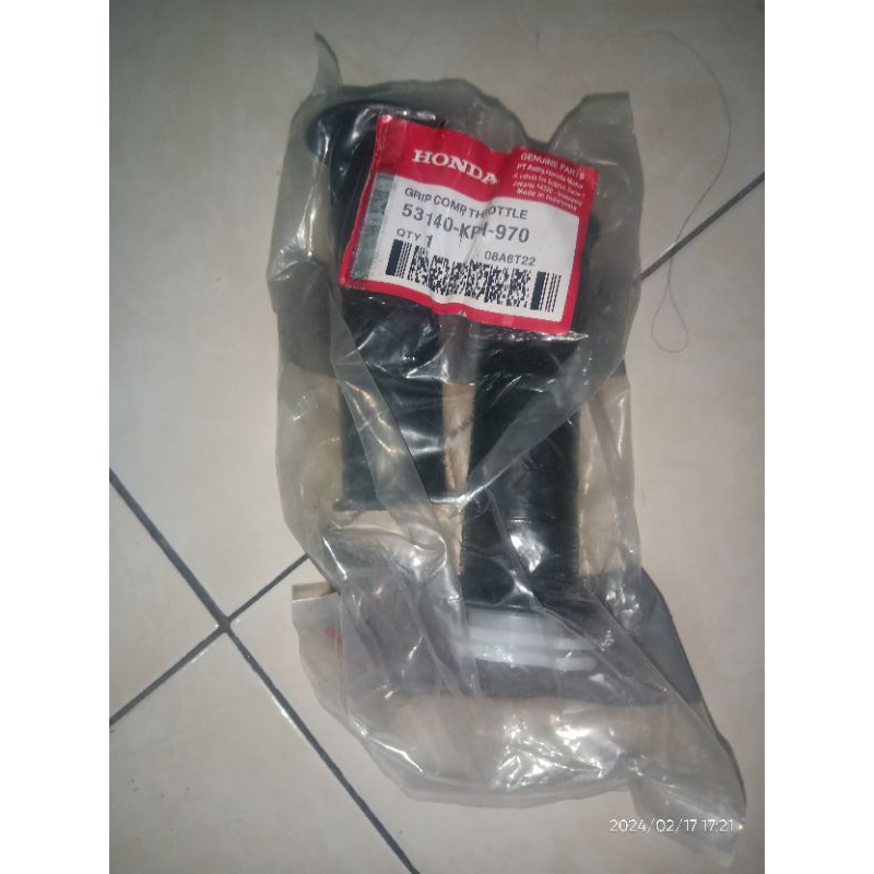handgrip dan pipa gas karisma Supra x 125 original AHM Honda