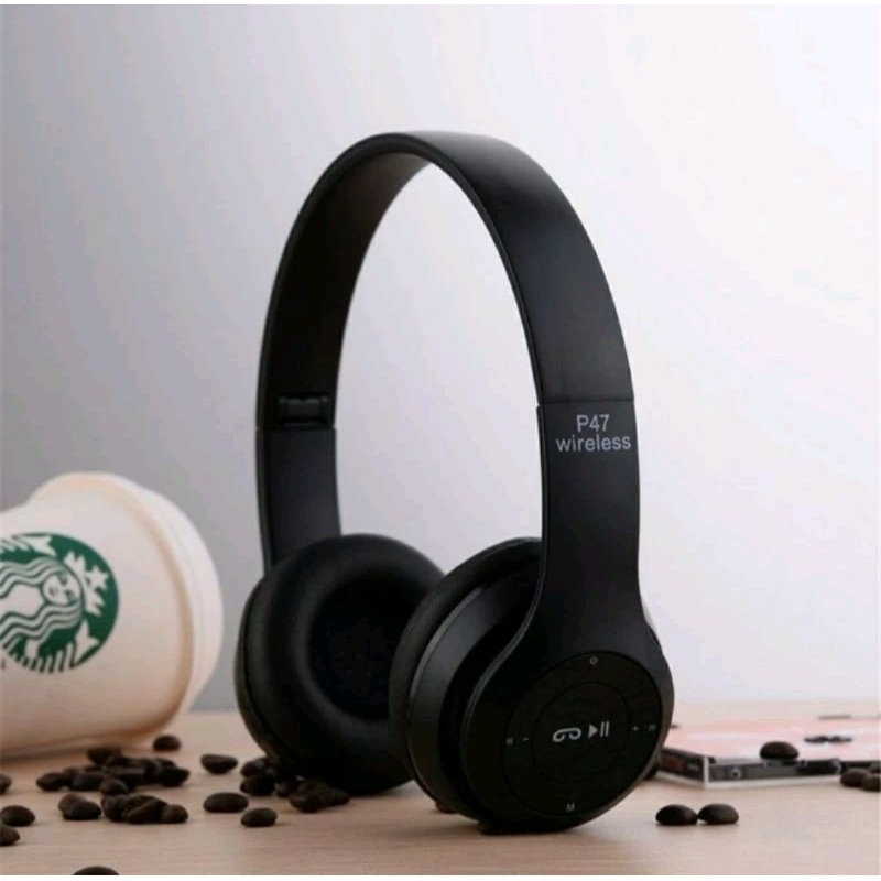Headset Wireless Headphone Bloetooth Streo P47
