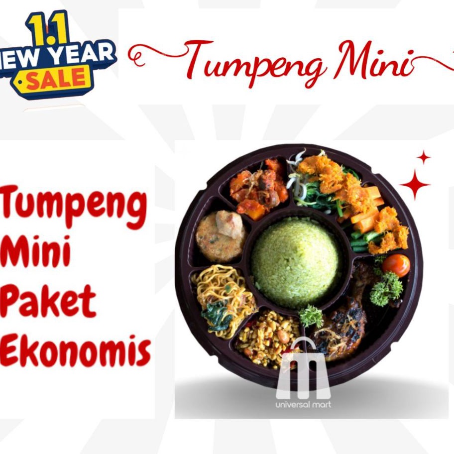 

Terlaku Nasi Tumpeng mini sekat siap saji Porsi Bervariasi