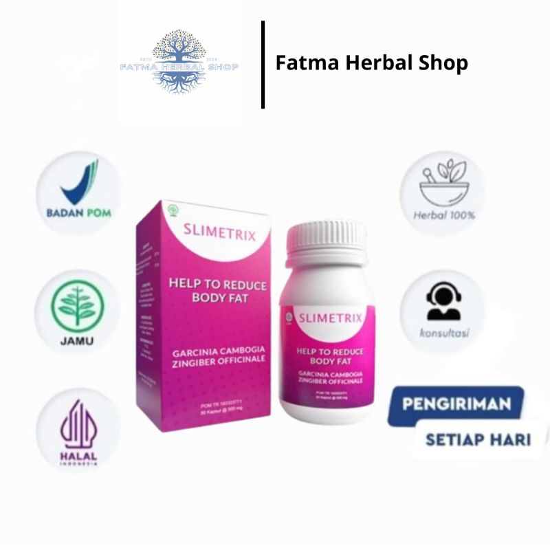 Slimetrix Asli Original Obat Pelangsing Diet Aman BPOM