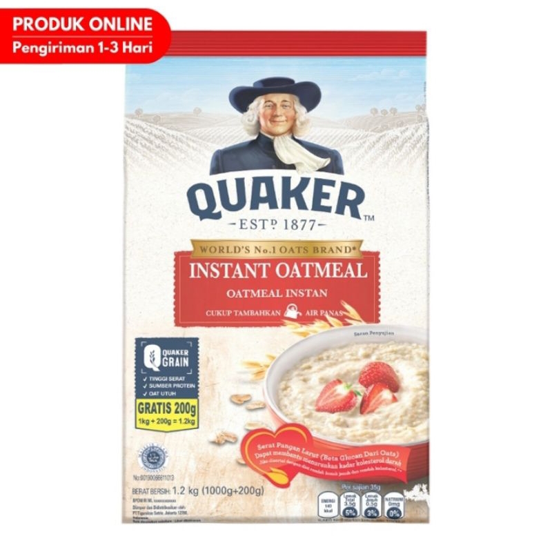 

QUAKER Instant Oatmeal 1,2 kg