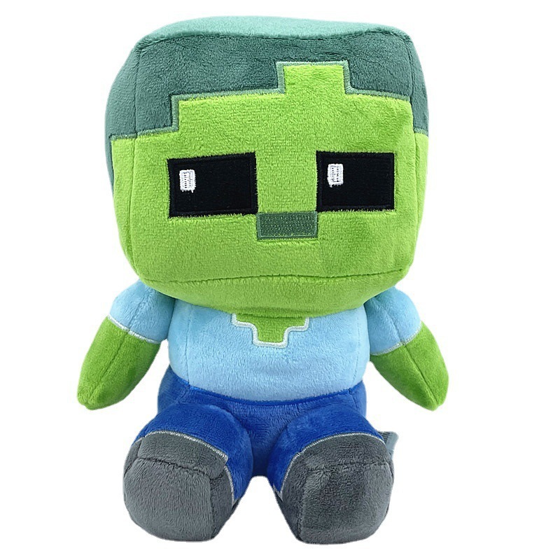 Boneka Minecraft Zombie Green 26cm Boneka Zombie Boneka Minecraft New LIMITED EDITION