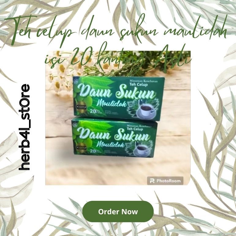

Teh celup daun sukun maulidah isi 20 kantong Asli Herb4l_St0re
