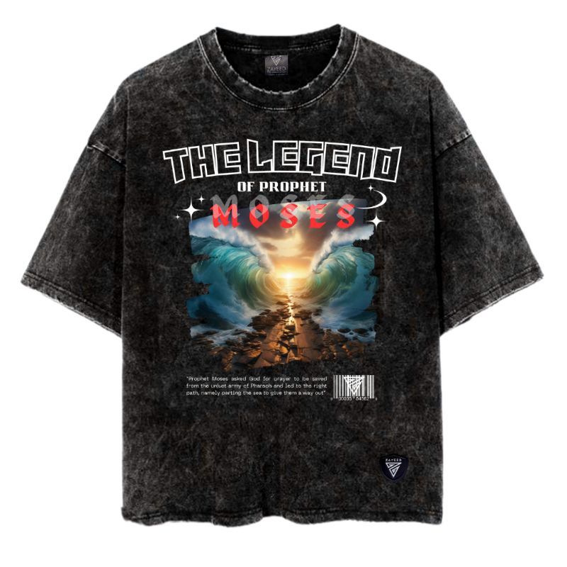 ZAYEED Kaos Dakwah Pria Islami Kaos Sahabat Nabi Tshirt Nabi Musa