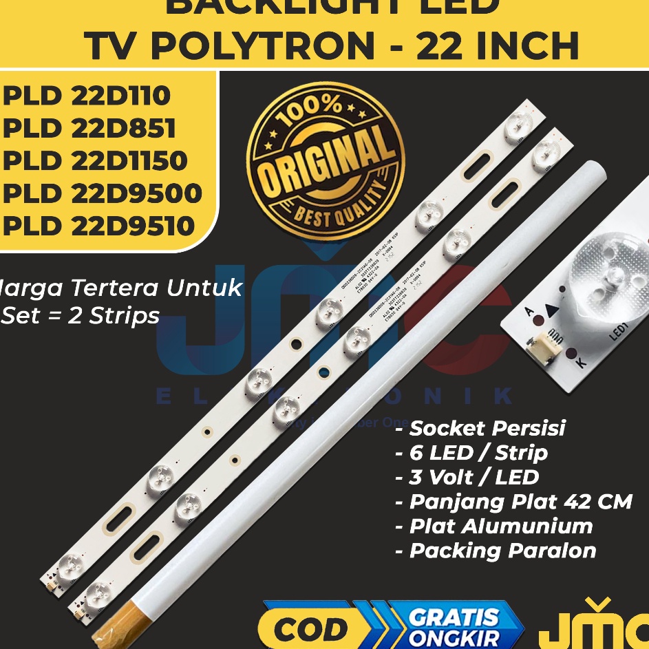Backlight Tv Polytron Pld22d11 22d851 22d115 22d95 22d951 Pld22d11 Pld22d851 Pld22d115 Pld22d95 Pld2