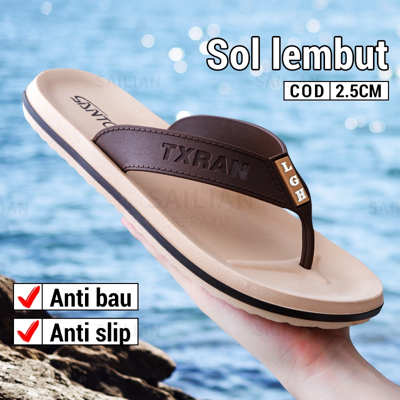 sandal pria Sandal Karet Pria sandal jepit pria sandal pria keren sandal pria original 100%