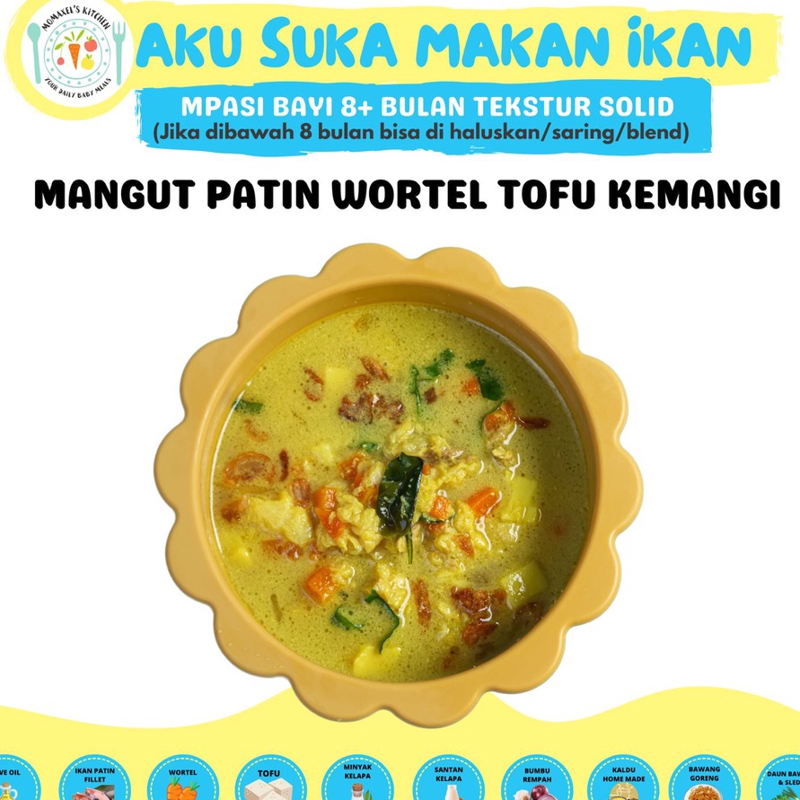 

Terlaris MANGUT PATIN WORTEL TOFU KEMANGI SANTAN CATERING MAKANAN BAYI MPASI FROZEN BEKUPENAMBAH BERAT BADAN ANAK