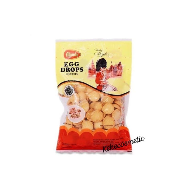 

Monde Biskuit Egg Drops 110gr// Biskuit Telur// Biskuit