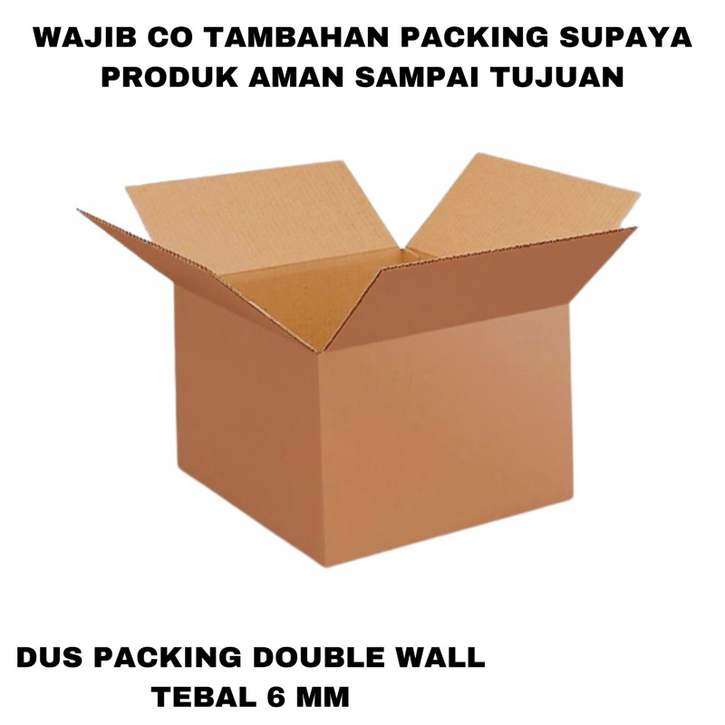 

(WAJIB CO) Packing tambahan untuk double wall| TIDAK DIJUAL TERPISAH