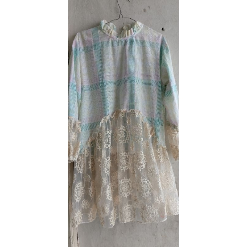 Prelove melody plaid garden/ preloved haideeorlin/haideeorlin/preloved tunik/ ❌ SOLD ❌