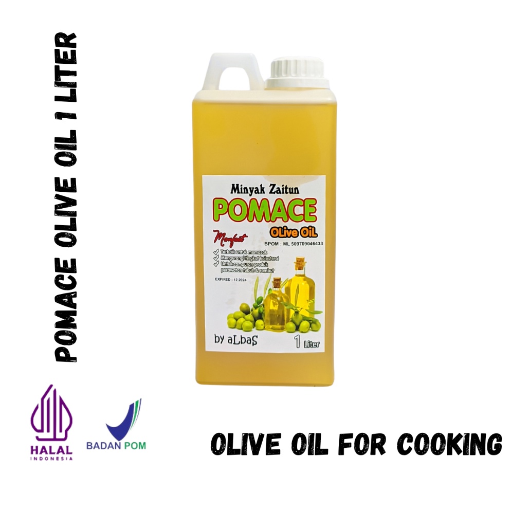 

BAYAR DITEMPAT Minyak Zaitun Pomace kemasan 1 Liter Terbaik memasak menumis