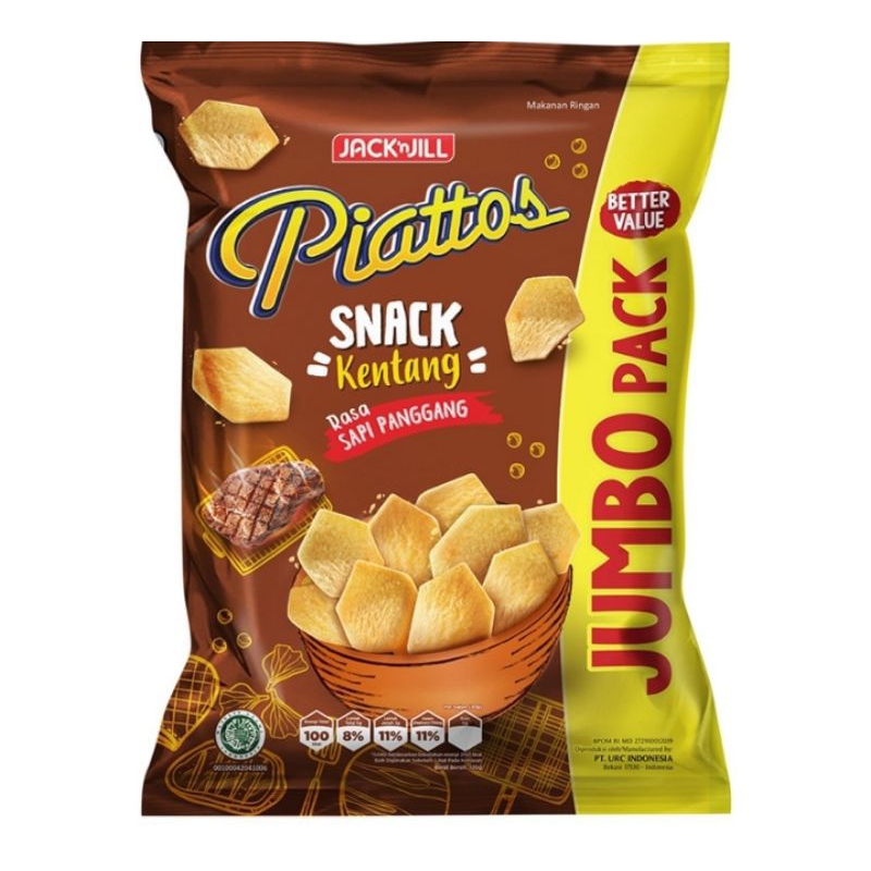 

Piattos Snack Kentang Sapi Panggang 120