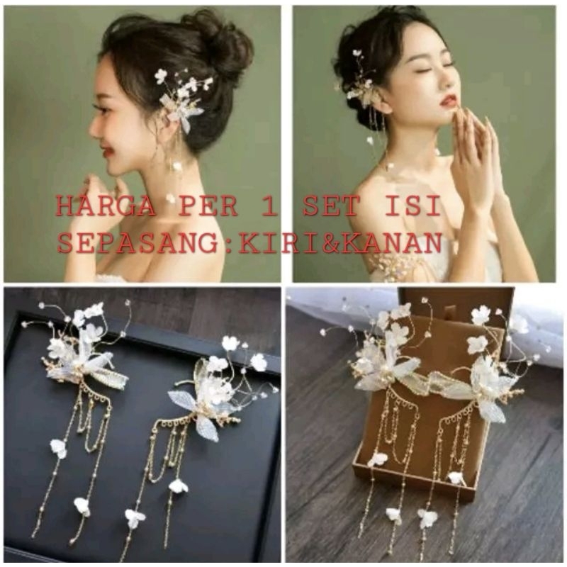 Earpiece earcuff earclip hiasan telinga aksesoris pesta  BMA15