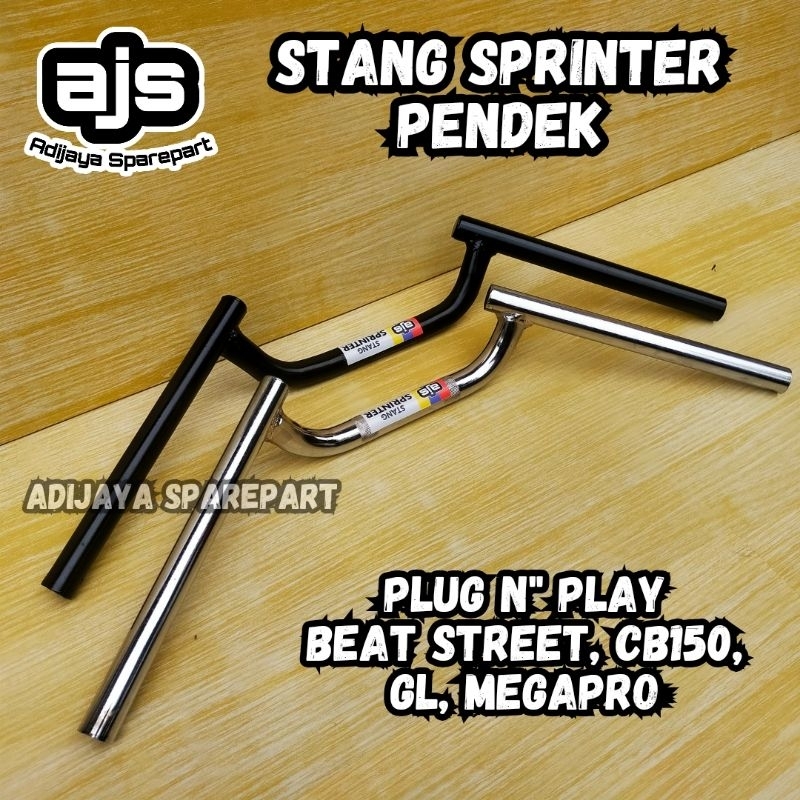 Stang Stir Sprinter Pendek Racing Cb150r Vixion Satria Fu Beat Street Fino Rx King Cb Tiger Megapro 